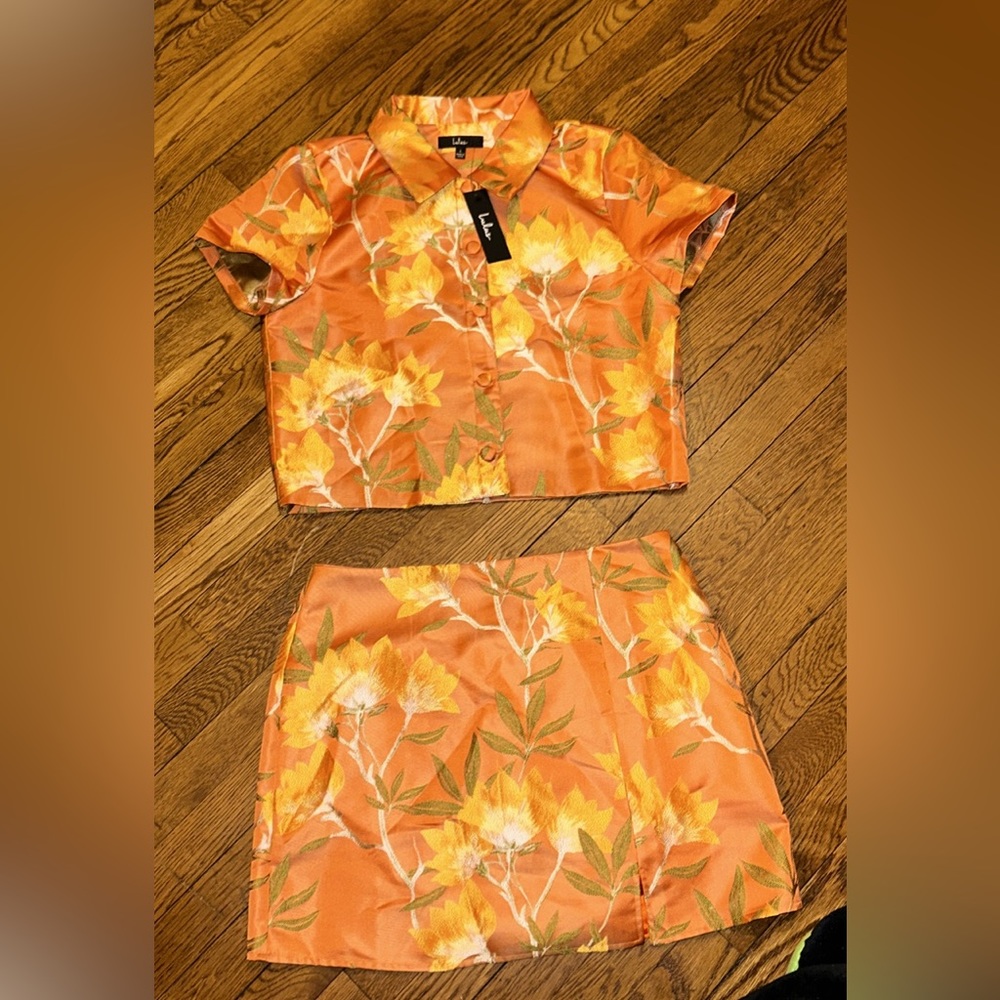 lulus orange set
